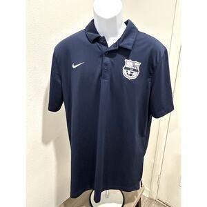Nike Men's Dry Fit Franchise Polo Shirt Short Sleeve (Navy, Large) B49